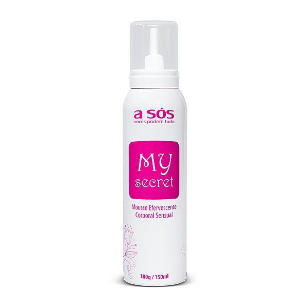 Mousse corporal efervescente sensual A Sós My Secret - 150ml